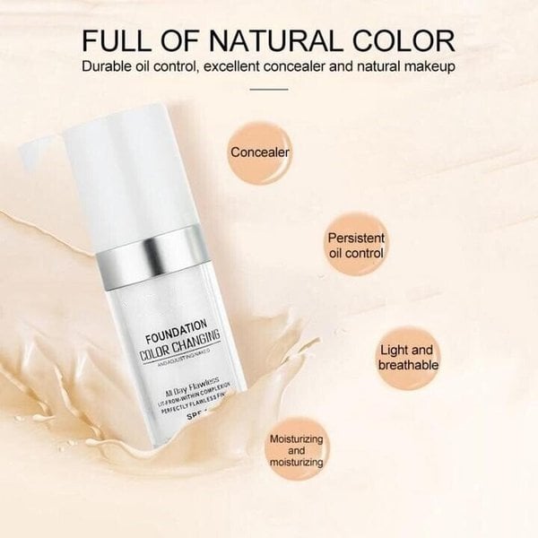 Colour Changing Mature Skin Foundation