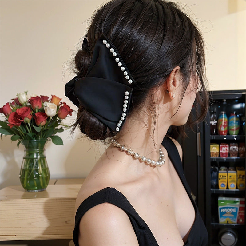 Pearl Hair Clip Elegant All-Match Hair Claw Hairpin