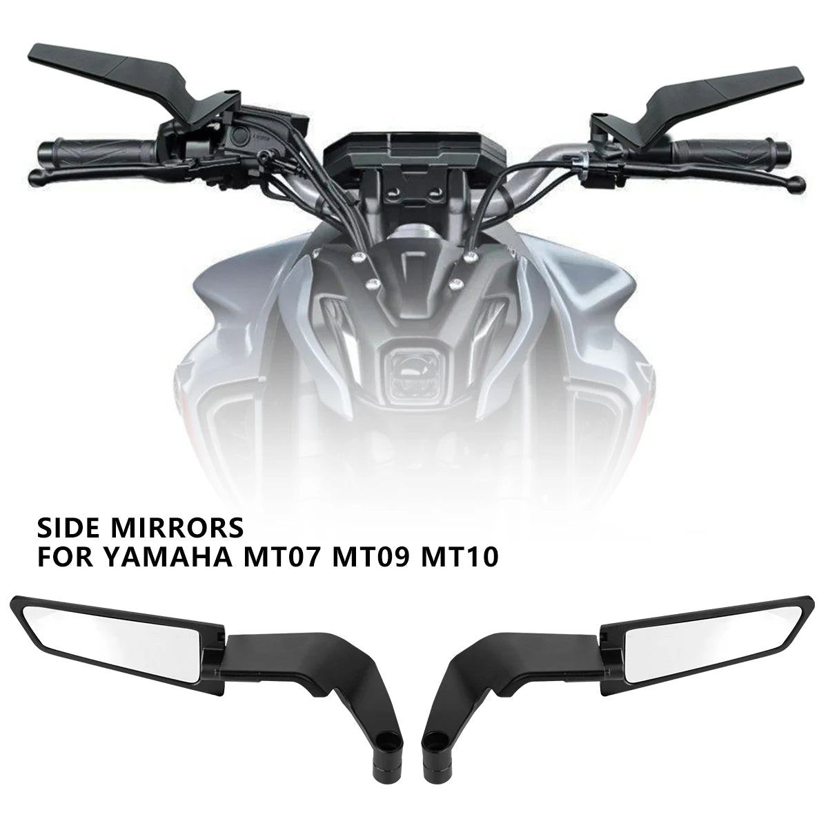 Modified Rearview Mirror for Motorbikes (Pack of 2)